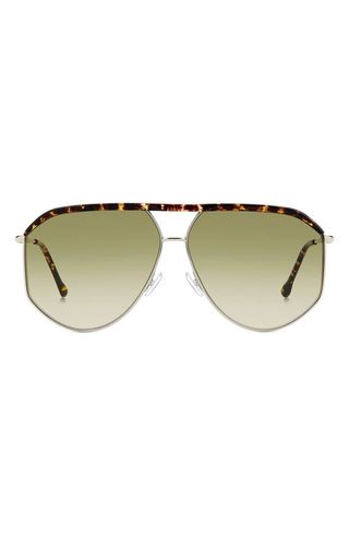 64mm Oversize Aviator Sunglasses