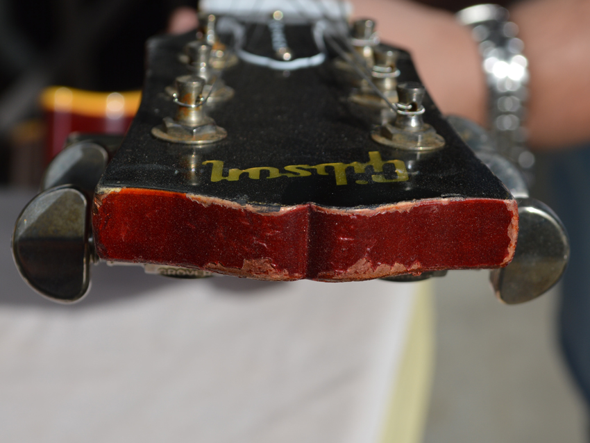 Gibson Harrison-Clapton "Lucy" Les Paul - haut de la tête