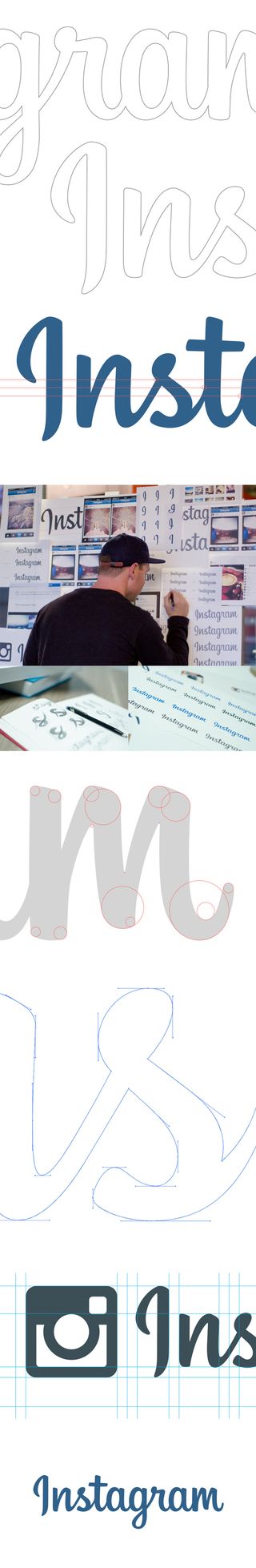 New Instagram logo process