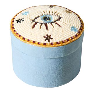 Fortune Beaded Lidded Jewellery Box