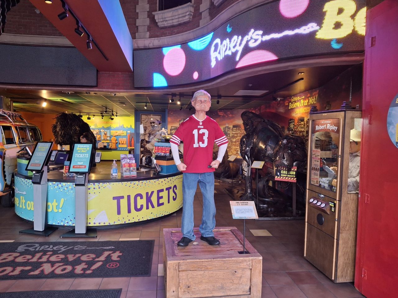 Ripley's Museum lobby shot by Galaxy A35