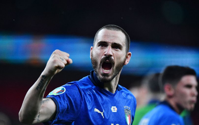 Bonucci Italy vs Spain Euro 2020