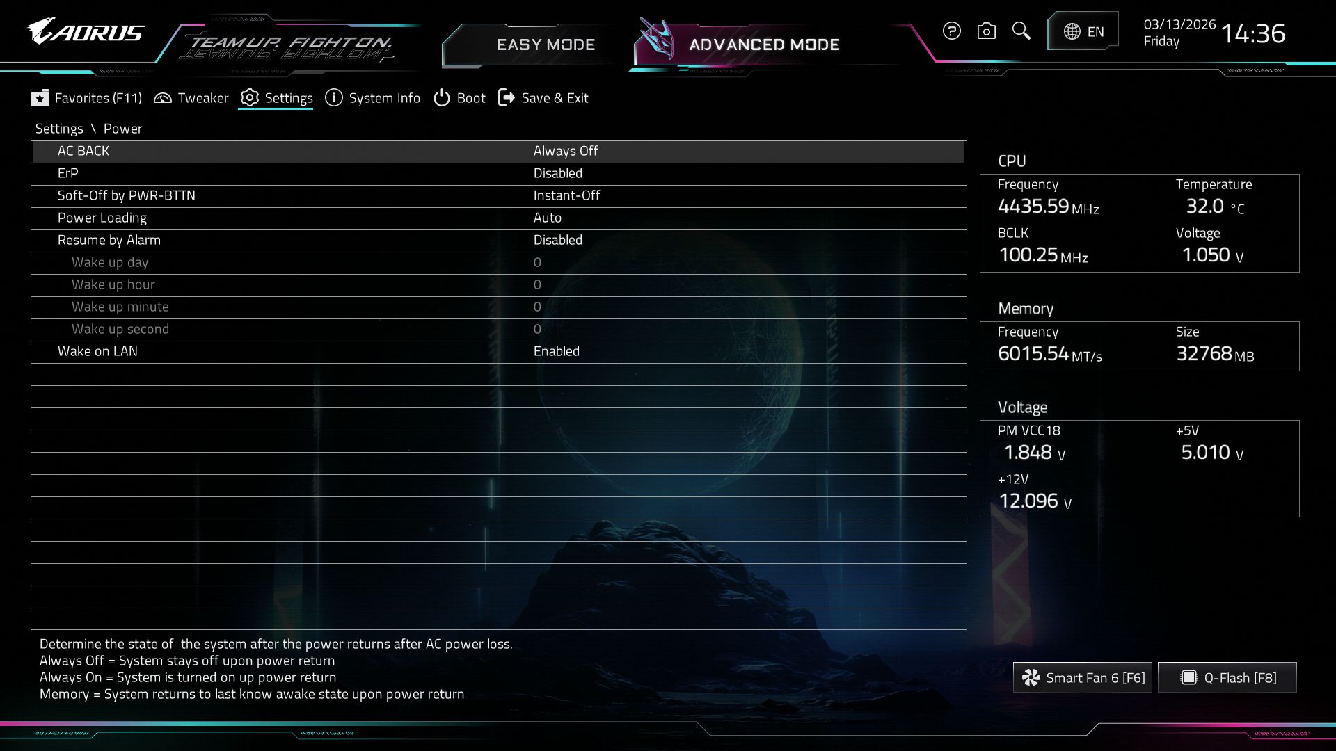 Gigabyte X870E Aorus Xtreme AI Top - BIOS