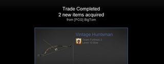 Steam trading system - items acquired from Big Tom!