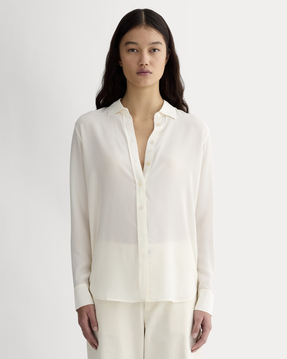 The Must-Have Shirt in Washable Silk | Off-White - 00
