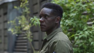 Chris Chalk's Dick Halloran in military uniform in IT: Welcome to Derry