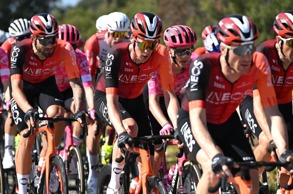FARO PORTUGAL FEBRUARY 22 Thymen Arensman of the Netherlands and Team INEOS Grenadierscompetes during the 51st Volta ao Algarve em Bicicleta Stage 4 a 1752km stage from Albufeira to Faro on February 22 2025 in Faro Portugal Photo by Tim de WaeleGetty Images