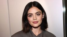lucy hale on a white background