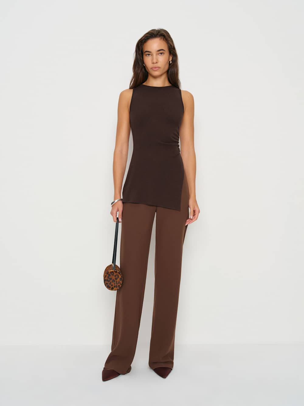 Gale Mid Rise Bias Pant