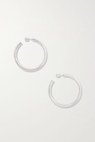 Baby Lilly Silver-Plated Hoop Earrings