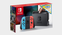Nintendo Switch (Neon Blue/Neon Red) + £30 eShop voucher | £279.99 from Amazon