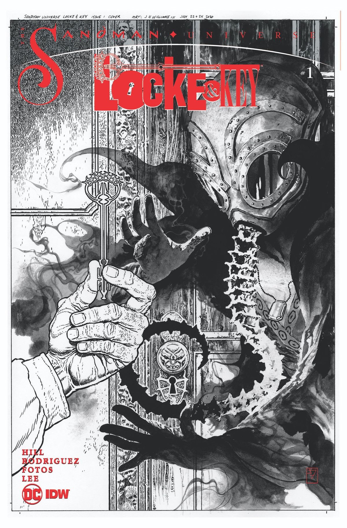 Locke &amp; Key / The Sandman Universe: Hell &amp; Gone #1 cover