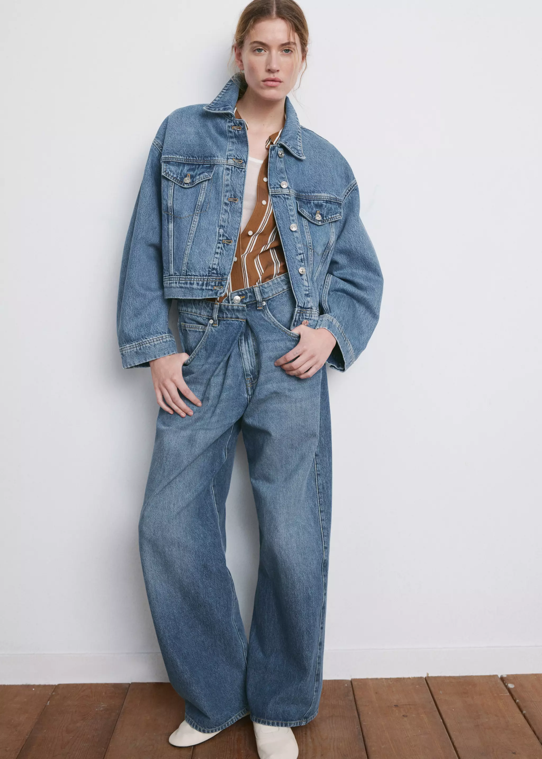 Pockets Denim Jacket - Women | Mango Usa