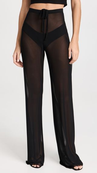 Wide Mesh Pants