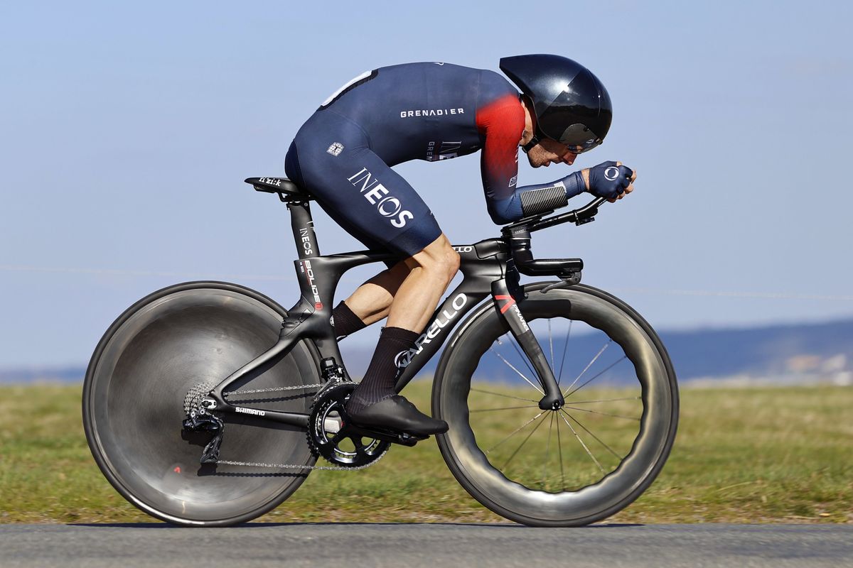Paris Nice 2022 - 80th Edition - 4th stage Domerat - Montlucon 13,4 km - 09/03/2022 - Adam Yates (GBR - INEOS Grenadiers) - photo Luis Angel Gomez/SprintCyclingAgency&Acirc;&copy;2022