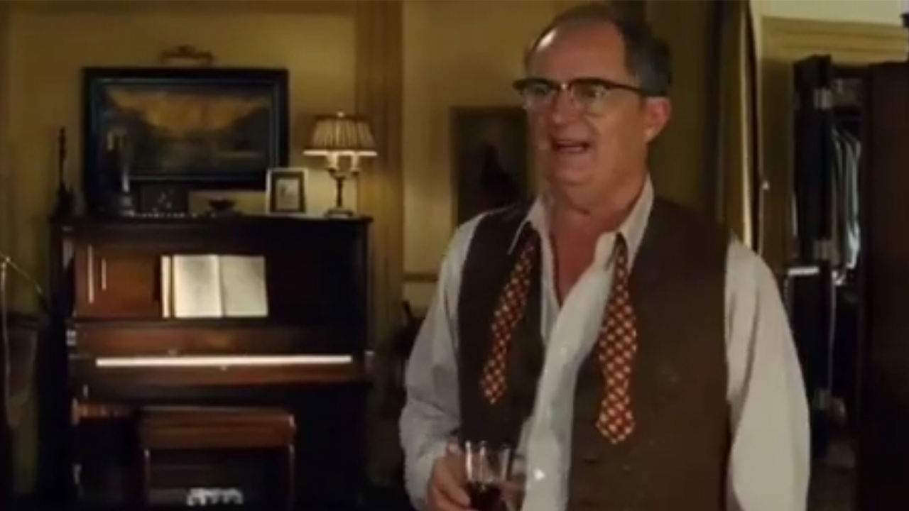 Jim Broadbent with an undone tie in Indiana Jones And The Kingdom of the Crystal Skull
