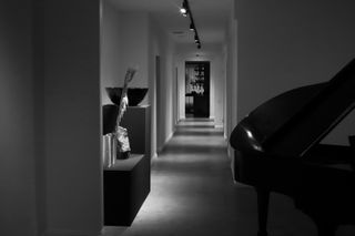 Inside of Dries Van Noten LA exhibition with design objects
