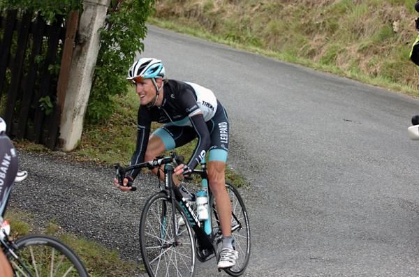 Andy Schleck (Leopard Trek) conceded more than one minute to Evans, Contador and Sanchez on the run-in to Gap.