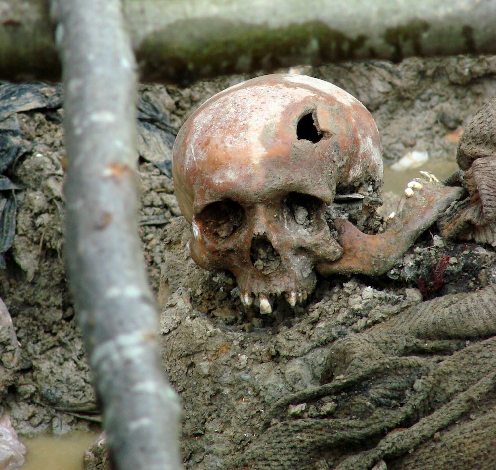 genocide bosnian bones suffering