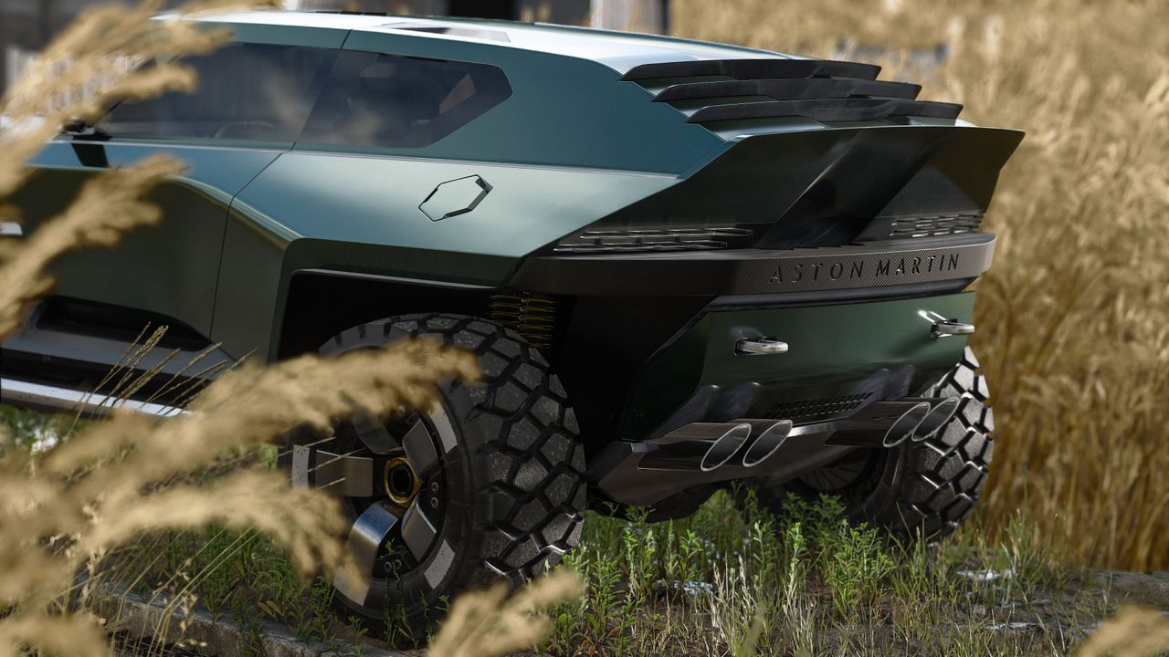 The Aston Martin Dreadnought vehicle as it appears in Call of Duty: Modern Warfare 4.