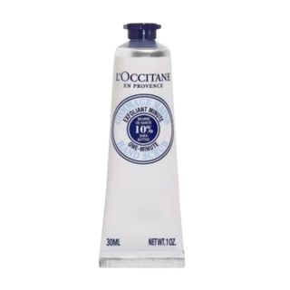 L'OCCITANE Shea One Minute Hand Scrub, on a white background