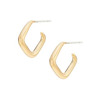 gold tone hoop earrings