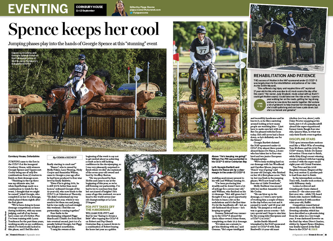 EV 2p Key report Cornbury