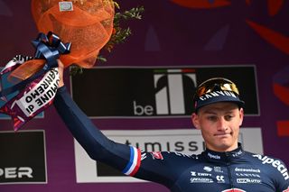 Mathieu van der Poel wasn't thrilled to finish third last year