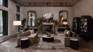 An Arhaus showroom decorated with the brand's furniture and furnishings