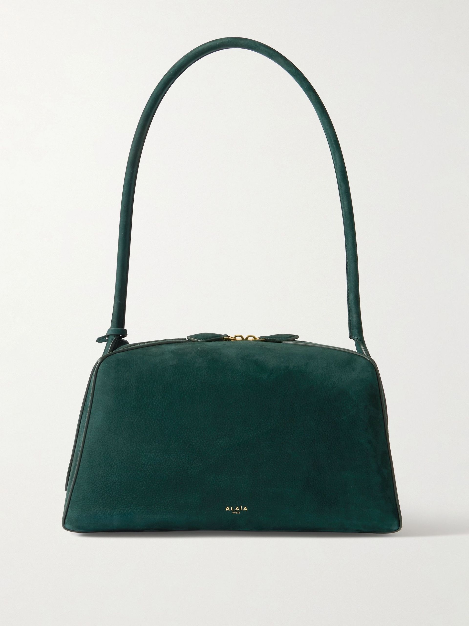 Ala&iuml;a, Le Bulldog Medium Nubuck Shoulder Bag