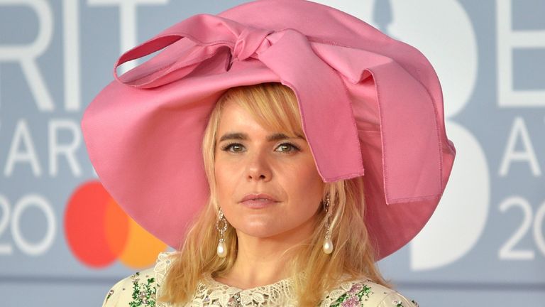 LONDON, ENGLAND - FEBRUARY 18: (EDITORIAL USE ONLY) Paloma Faith attends The BRIT Awards 2020 at The O2 Arena on February 18, 2020 in London, England. (Photo by Jim Dyson/Redferns)