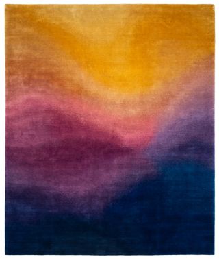 Jan Kath Spectrum rug depicting the sunset sky