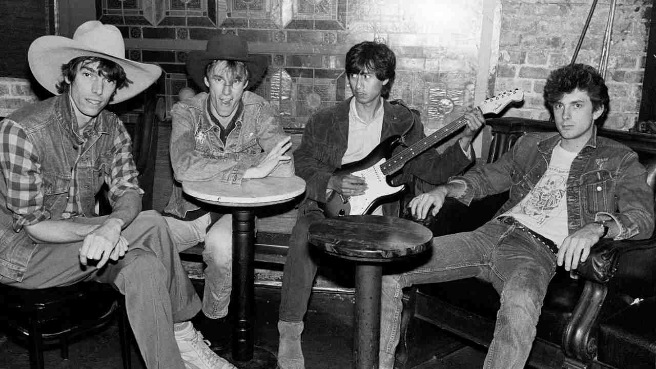 Alejandro Escovedo with his former band Rank &amp;amp; File in 1983