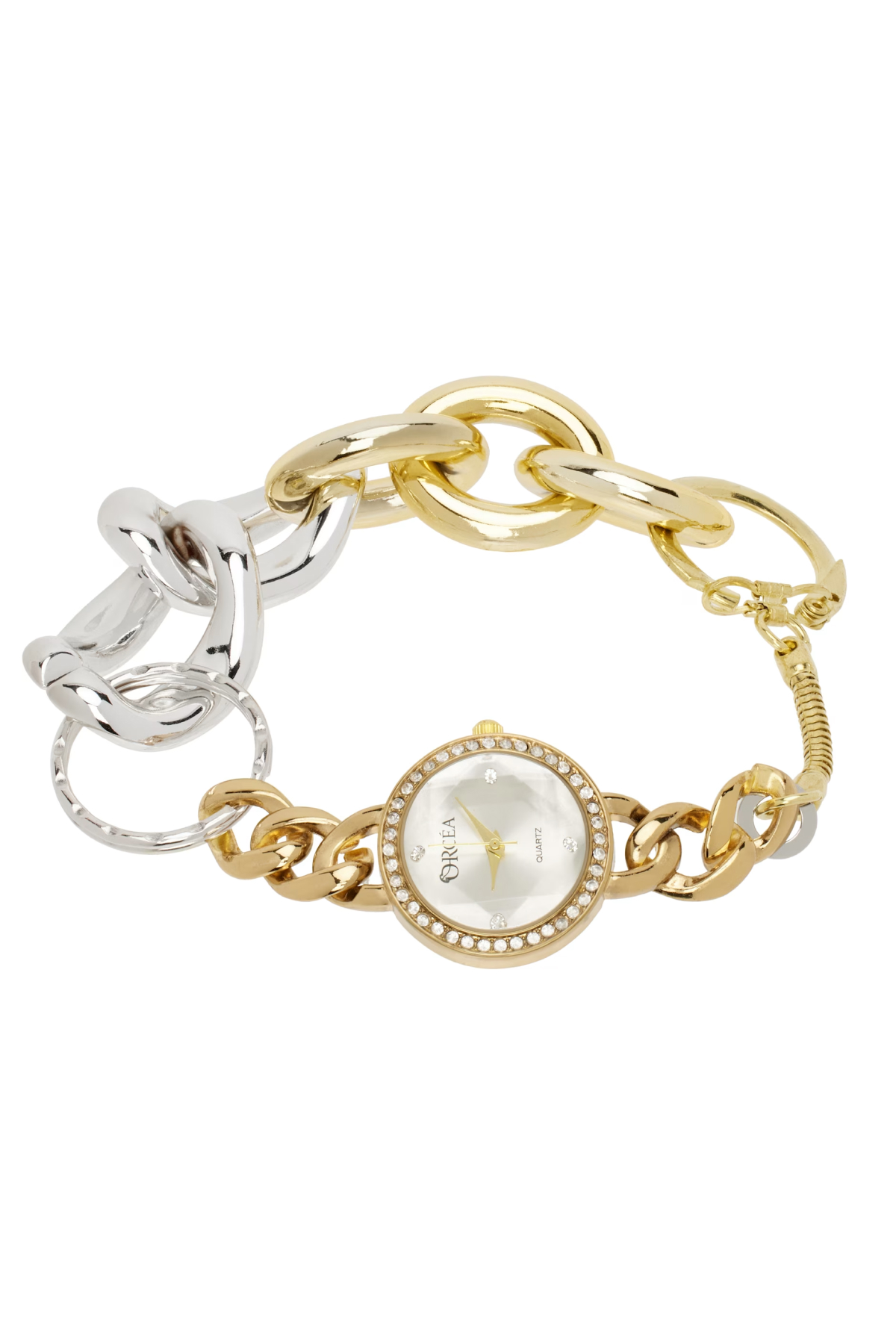 Bless Silver & Gold Regular Bracelet Watch