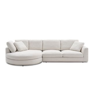 Hamilton Round Chaise Sectional Sofa