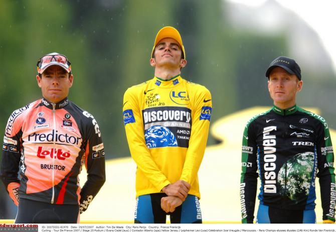 The Tour de France podium featured an Australian for the first time in its history when Cadel Evans was second overall in 2007