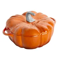 Staub Cast Iron Dutch Oven 3.5-qt Pumpkin Cocotte