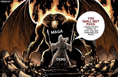 5 slow on the draw cartoons about Dem's response to Trump | The Week