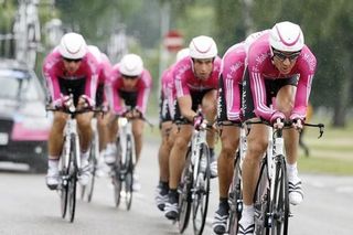 Team T-Mobile at the Eindhoven Team Time Trial