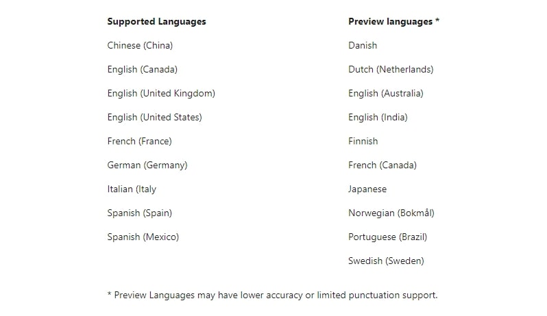 How to use speech to text in Microsoft Word 4