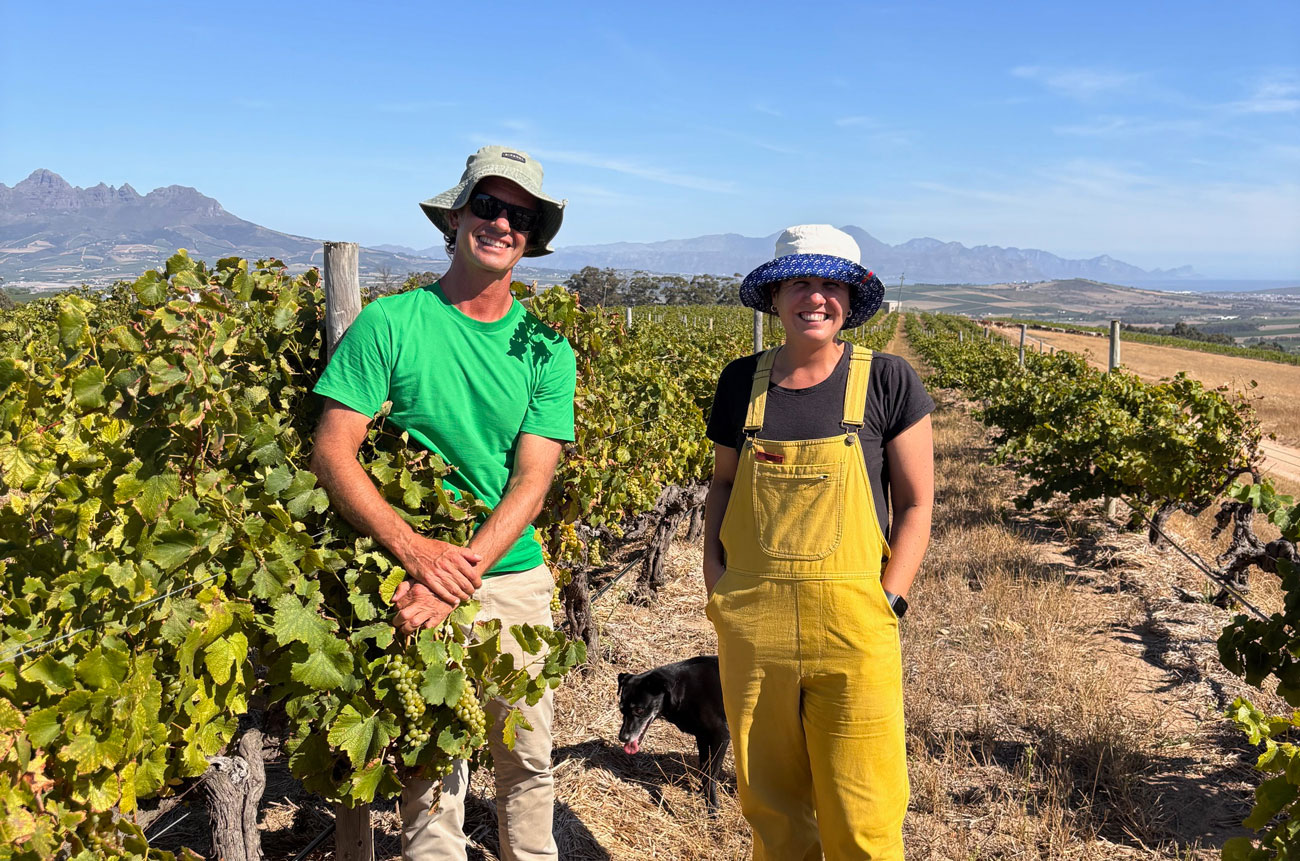Johan Reyneke and Barbara Melck, Reyneke Estate, South Africa