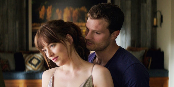 Dakota Johnson and Jamie Dornan in Fifty Shades