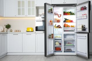 Refrigerator open doors