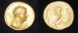 Gold Ptolemy coin