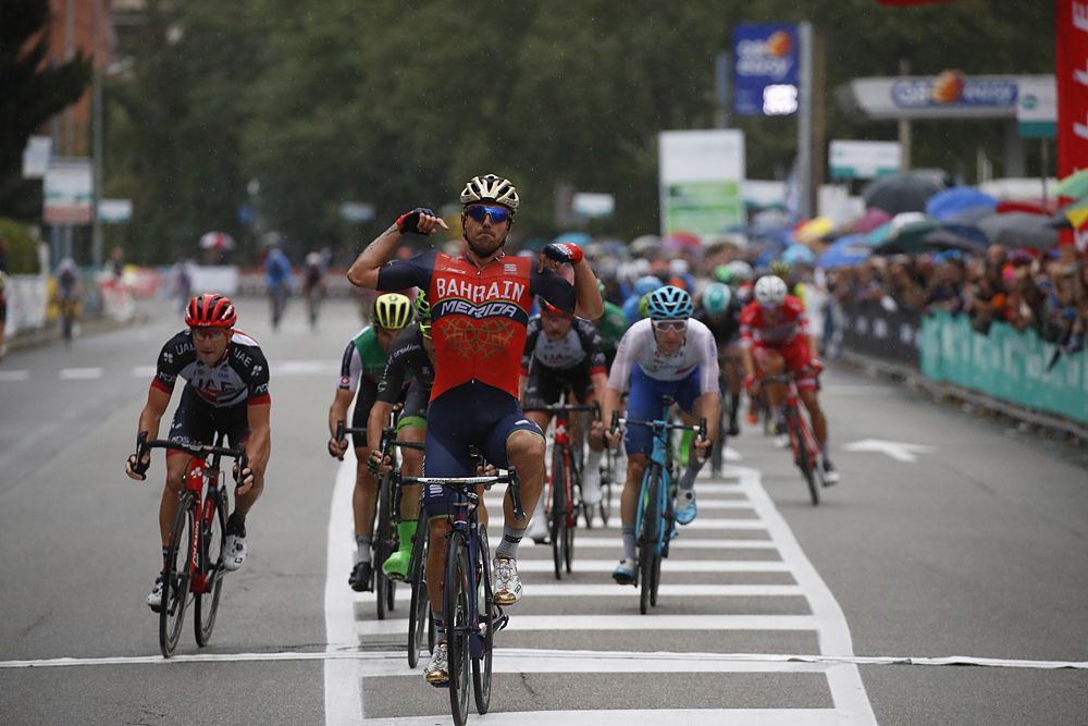 Sonny Colbrelli (Bahrain-Merida) wins Coppa Bernocchi