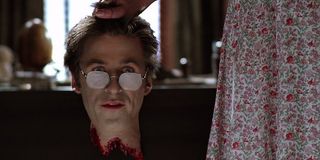 Alec Baldwin severed head in Beetlejuice