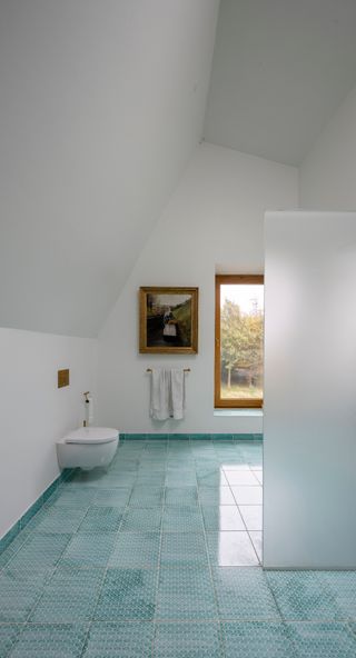 Danish farmhouse bathroom