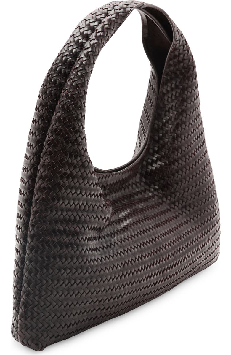 Braided Leather Shoulder Bag
