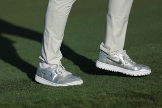 Tony Finau golf shoes