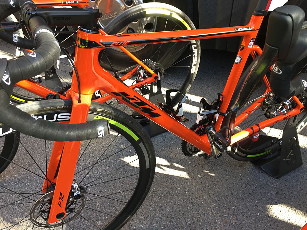 The Neri Sottoli-Selle Italia riders had new KTM Revelator Alto Elite bikes fitted with SRAM Red